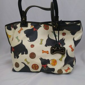 Dooney & Bourke Scottie dog shoulder bag purse pet
